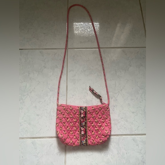 Vera Bradley Handbags - Vera Bradley Mini Crossbody Pink Purse Bag